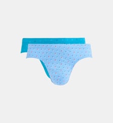 Lot de 2 slips TB à imprimé en coton Mariner