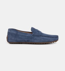 Mocassins suède signature semelle crantée Hackett London