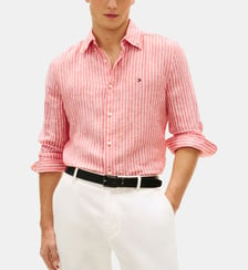 Chemise droite à rayures  Tommy Hilfiger