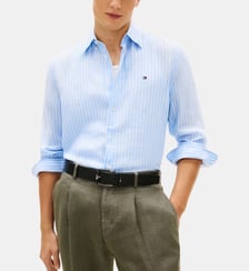 Chemise droite à rayures  Tommy Hilfiger