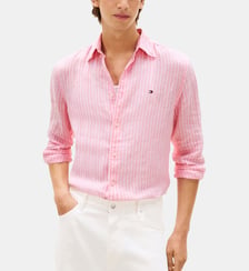 Chemise droite à rayures  Tommy Hilfiger