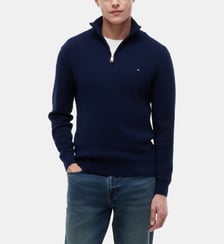 Pull droit signature Tommy Hilfiger