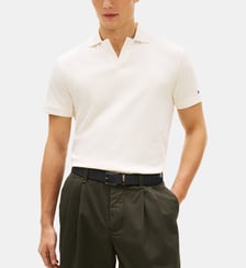 Polo droit signature Tommy Hilfiger