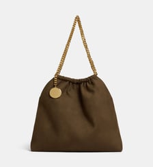 Sac à main Falabella medium drawsting alter suède Stella McCartney