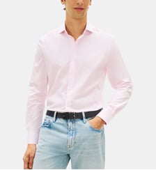 Chemise droite signature Tommy Hilfiger