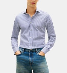 Chemise droite signature Tommy Hilfiger