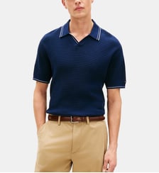 Polo en coton droit Tommy Hilfiger