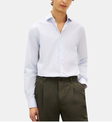 Chemise droite signature Tommy Hilfiger