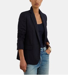 Blazer droit en laine mélangée Lauren Ralph Lauren