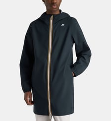 Coupe-vent imperméable mi-long Thomas capuche K-Way