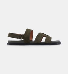 Sandales plates Mindy daim Bibi Lou