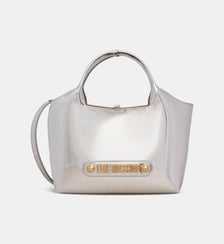 Sac cabas signature miroir Love Moschino