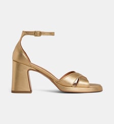 Sandales à talons Binnie cuir Galeries Lafayette