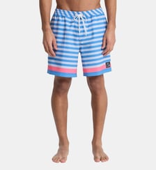 Short de bain droit Stripe Volley rayé signature Quiksilver