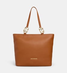 Sac cabas finition grainée Love Moschino