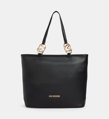 Sac cabas finition grainée Love Moschino
