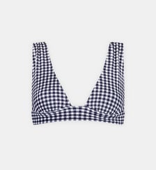 Haut de maillot de bain L'ensorcelant motif à carreaux Anja