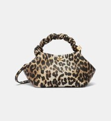 Sac à main Small Bou à motif léopard Ganni