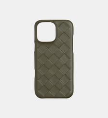 Coque Iphone 16 Pro Max cuir effet tressé Bottega Veneta