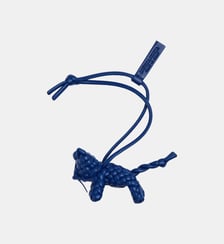 Porte-clés Cat en cuir signature Bottega Veneta