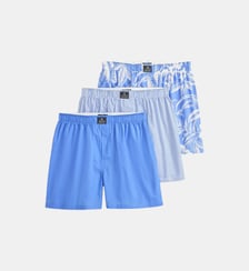Lot de 3 caleçons en coton imprimé signature Polo Ralph Lauren