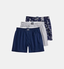 Lot de 3 caleçons en coton imprimé signature Polo Ralph Lauren