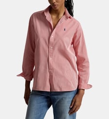 Chemise droite rayée signature Polo Ralph Lauren