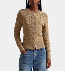 Cardigan droit signature en coton Polo Ralph Lauren