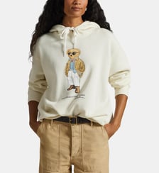 Sweat droit signature en coton mélangé Polo Ralph Lauren