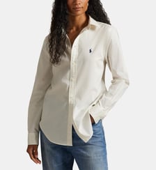 Chemise droite en coton signature Polo Ralph Lauren