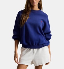Sweat ample en coton mélangé signature Polo Ralph Lauren