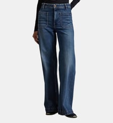 Jean ample taille haute en coton Polo Ralph Lauren