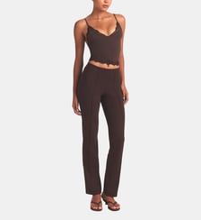 Pantalon droit taille haute  Skims