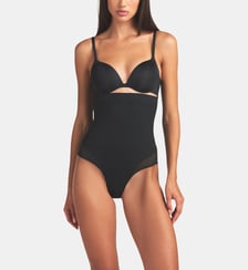 Bas de sous-vêtement Power Mesh ajusté taille haute Skims