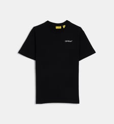 T-shirt droit signature en coton Off White