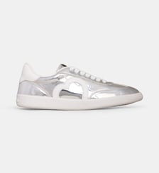 Baskets basses Cloud 25 en métallisé miroir Love Moschino