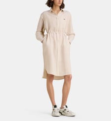 Robe chemise rayures lin  Lacoste