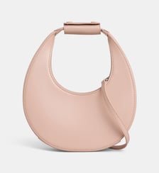 Sac à main Mini Moon cuir rigide Staud