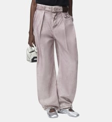 Jean ample en coton signature Loewe