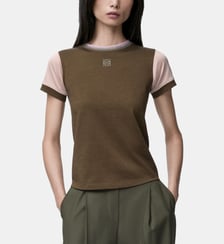 T-shirt slim en coton signature Loewe
