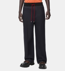 Pantalon droit en laine finition mate Loewe