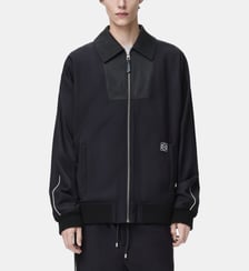 Manteau en laine zippé Loewe