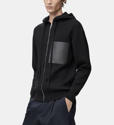 Sweat droit zippé en laine Loewe
