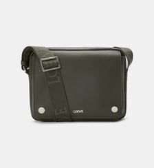 Sac reporter Messenger M en cuir de veau Loewe