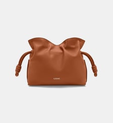 Sac pochette Mini Flamenco en cuir Loewe