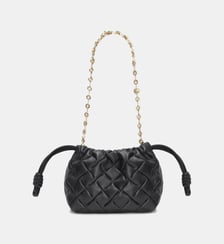 Sac à main Mini Flamenco en cuir Loewe
