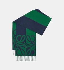 Écharpe en mélange de laine et de cachemire signature Loewe