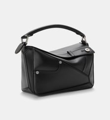 Sac à main Puzzle Panta S en cuir de veau Loewe
