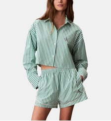 Chemise de pyjama à rayures Calvin Klein