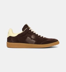 Baskets basses en cuir signature Isabel Marant